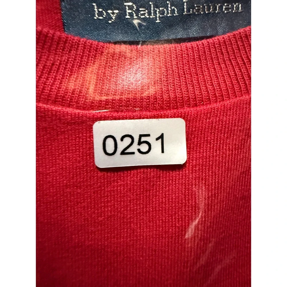 Polo Ralph Lauren Classic T-Shirt Mens Small Red Short Sleeve Pony Logo